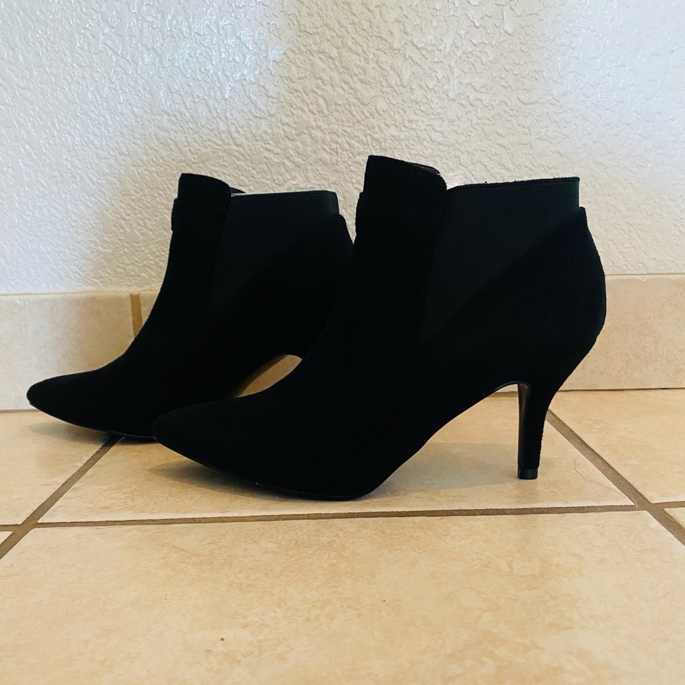 Women’s Allegra K Heeled Boots blk Sz 7